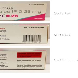 Tocyl 0.25 mg